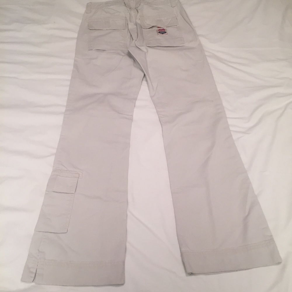 Lucky Brand light tan classic dungarees EUC - Picture 5 of 7